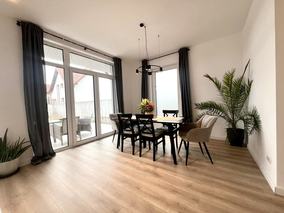 Duplex modern si elegant, 128 mp utili, 320 mp teren-Dumbravita, zona excelenta