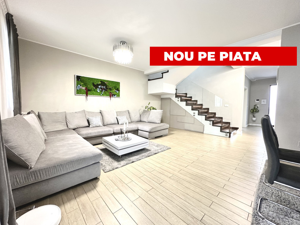 Duplex modern si elegant, 106 mp utili, 268 mp teren - Dumbravita, zona Lidl 