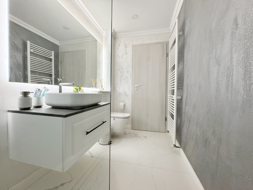 Apartament 3 camere, 75mp utili + terasa 11 mp, 2 bai -Giroc 