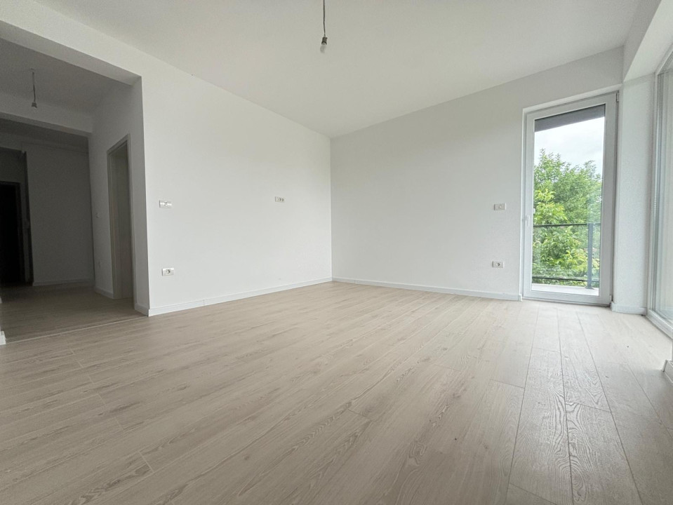 Apartament 2 camere, decomandat, 56mp, balcon 14 mp, etajul 2/3, in Giroc