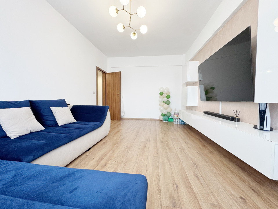 Apartament 2 camere decomandat, 56mp, balcon 7mp, etaj 2/3 -Giroc