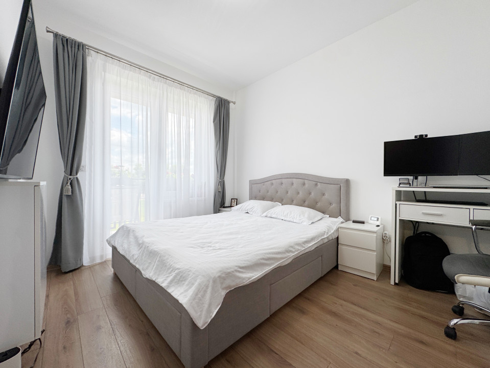 Apartament 2 camere decomandat, 56mp, balcon 7mp, etaj 2/3 -Giroc