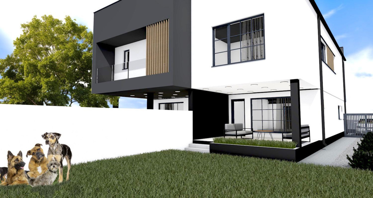 Duplex 4 camere, 113 mp utili, toate utilitatile - in Giroc