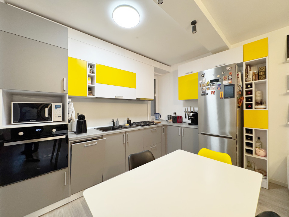Apartament 3 camere, 72mp utili + 5mp balcon, pozitie excelenta -Giroc