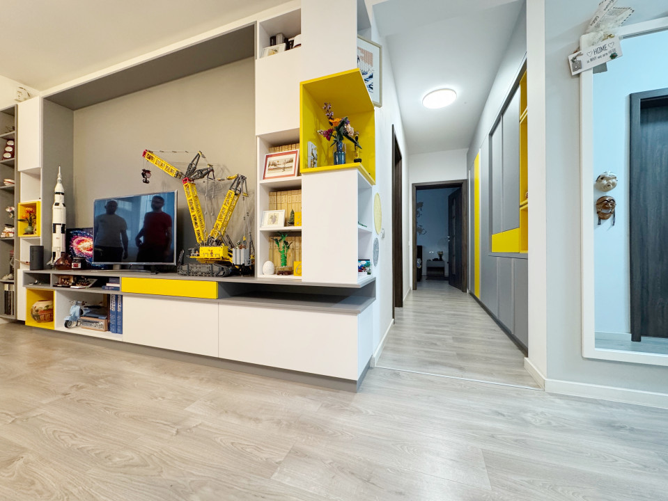 Apartament 3 camere, 72mp utili + 5mp balcon, pozitie excelenta -Giroc