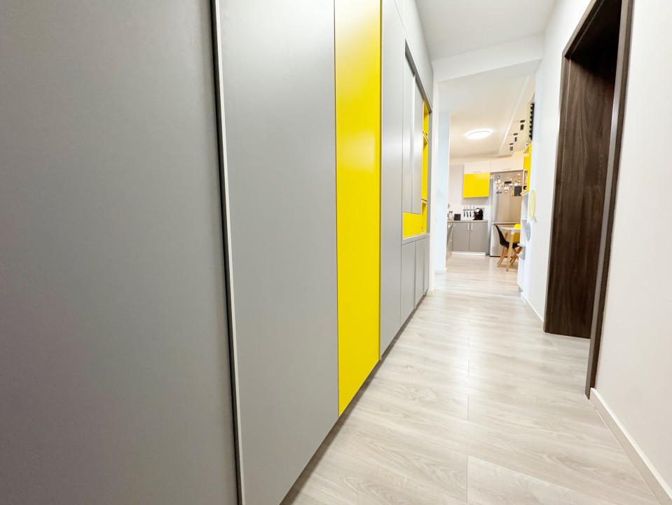 Apartament 3 camere, 72mp utili + 5mp balcon, pozitie excelenta -Giroc