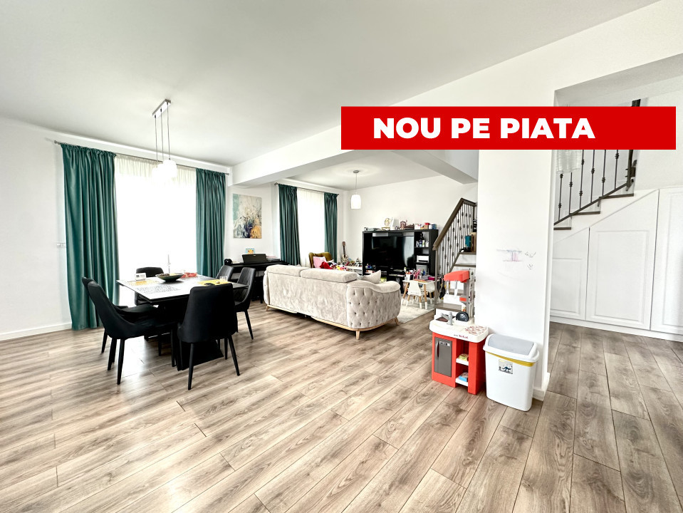 Duplex de lux, mobilat si utilat modern, 3 camere, 97 mp utili - Dumbravita