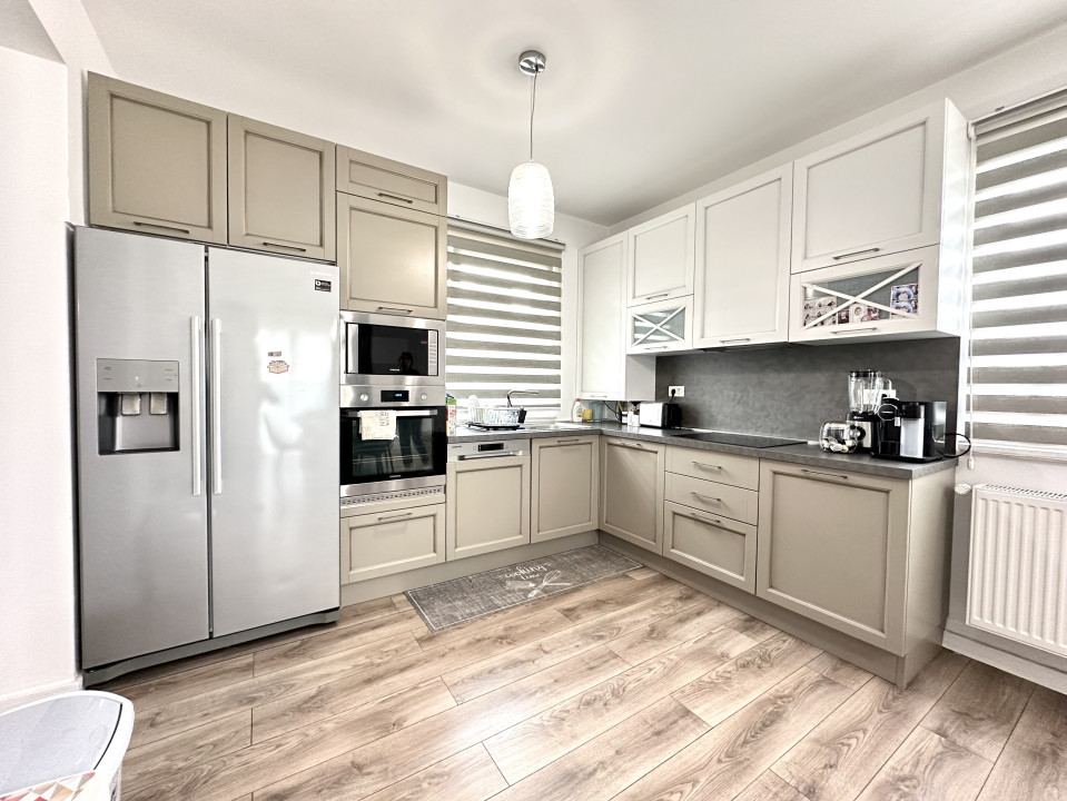 Duplex de lux, mobilat si utilat modern, 3 camere, 97 mp utili - Dumbravita