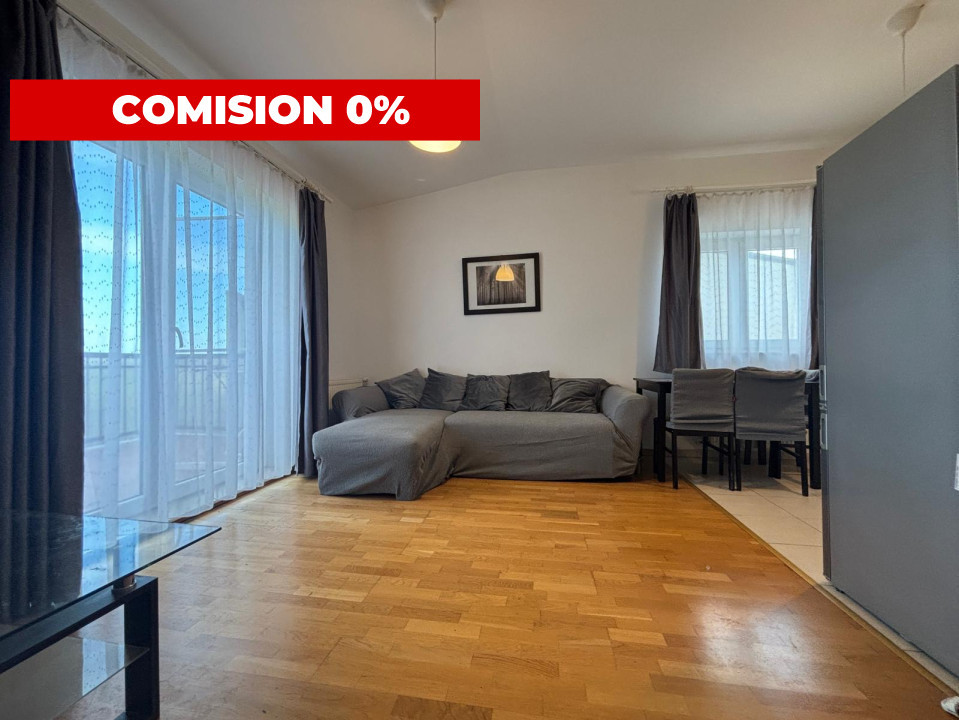 Apartament 2 camere, etaj 3, 46 mp + terasa 10 mp, Girocului - COMISION 0% 