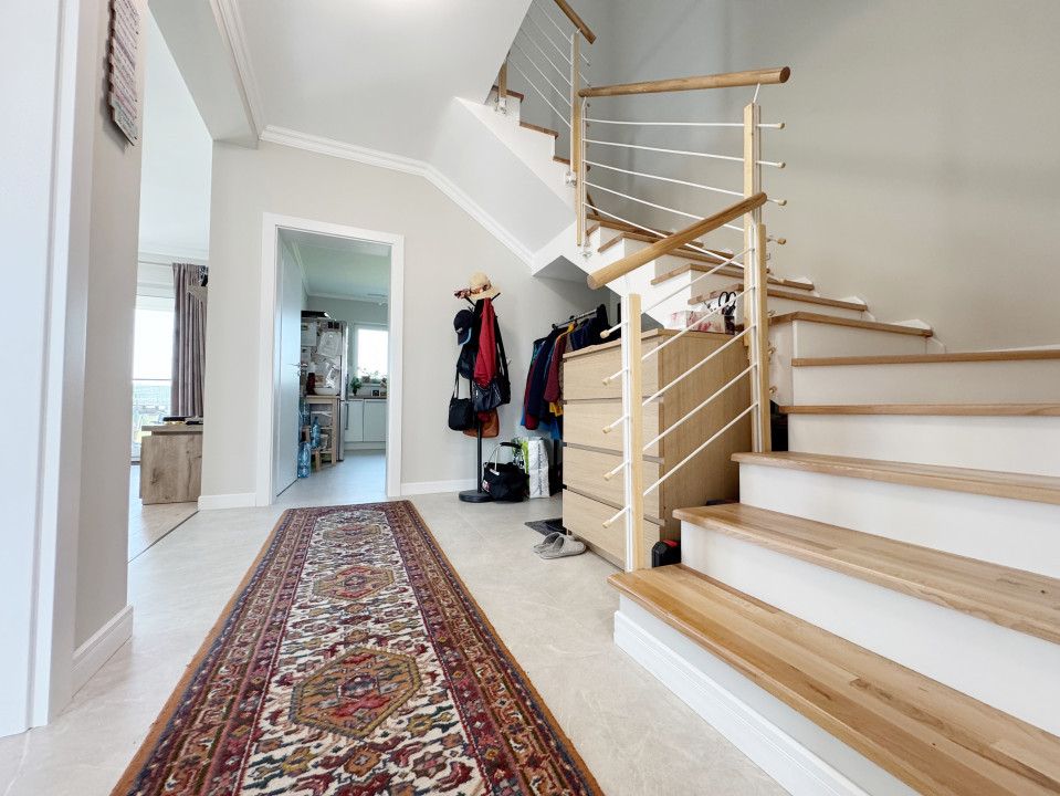 Duplex EXCLUSIVIST, 120mp utili +terase, 5 camere, izolat fonic, Giroc