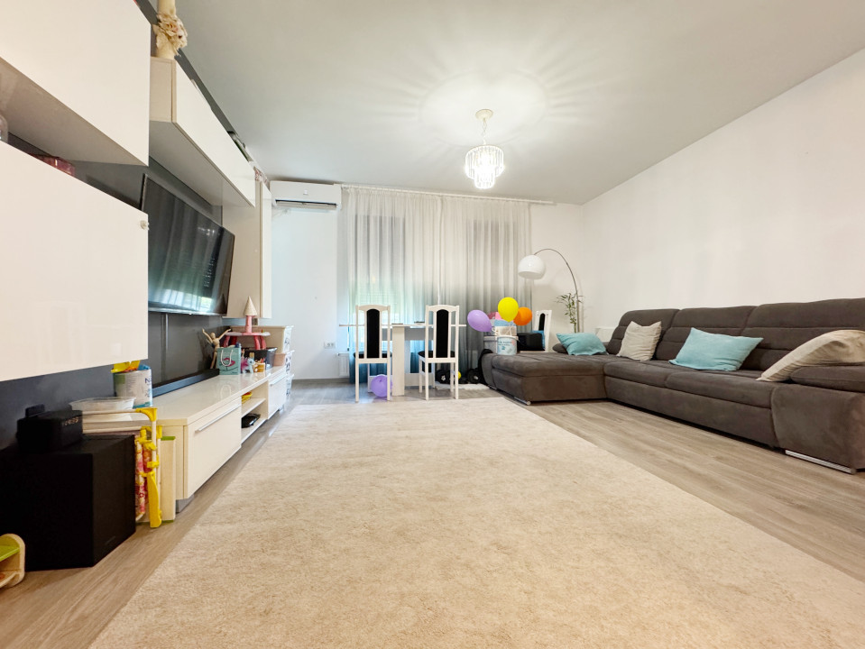 Apartament 2 cameree, 53mp utili, 6mp balcon, etajul 1 -Chisoda