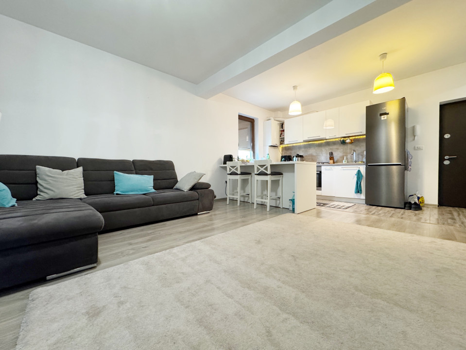 Apartament 2 cameree, 53mp utili, 6mp balcon, etajul 1 -Chisoda
