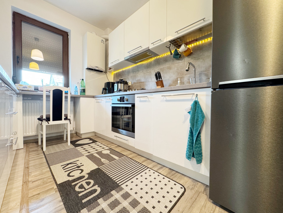 Apartament 2 cameree, 53mp utili, 6mp balcon, etajul 1 -Chisoda