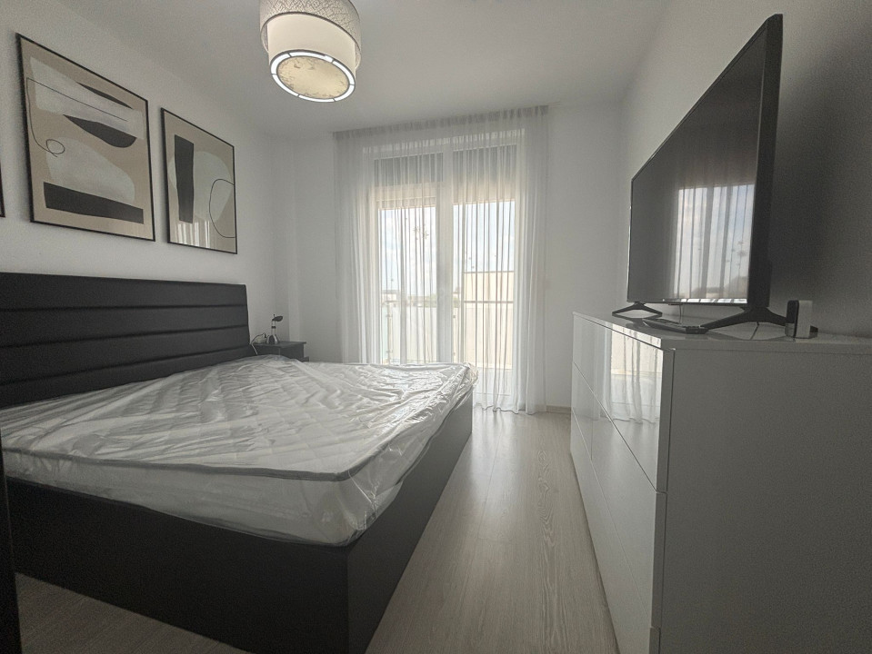 Apartament modern, 2 camere, mobilat, 52mp, balcon 12mp-Dumbravita-COMISION 0%