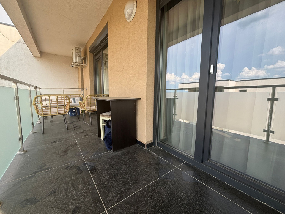 Apartament modern, 2 camere, mobilat, 52mp, balcon 12mp-Dumbravita-COMISION 0%
