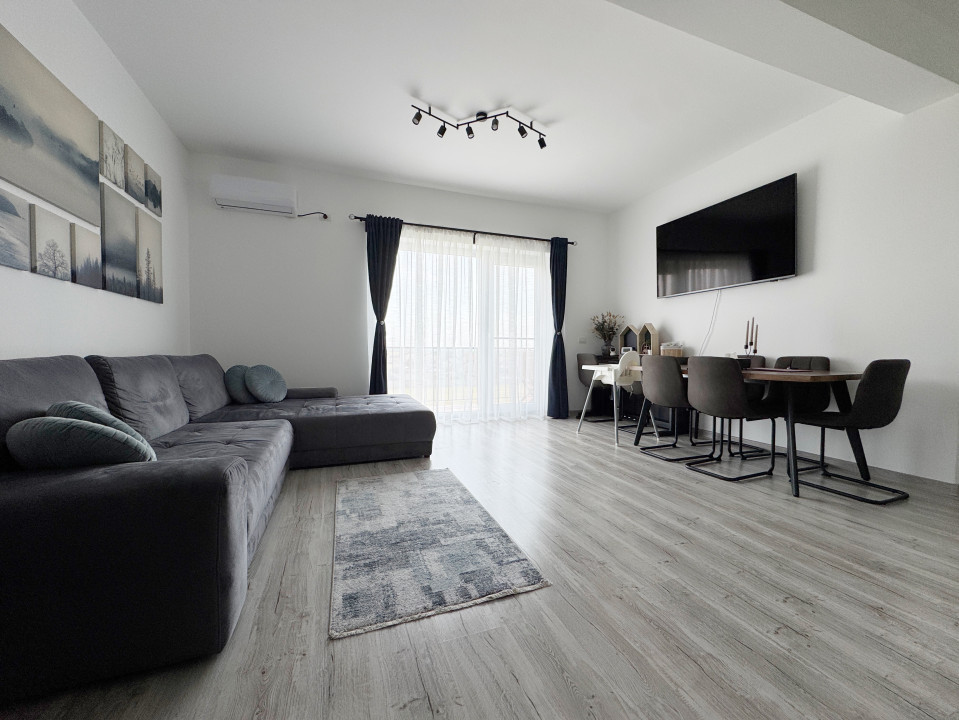Apartament 2 camere, 55mp utili + balcon 6mp -Giroc